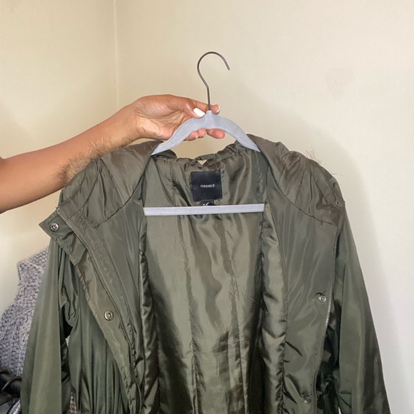 Forest green coat - Picture 6 of 6